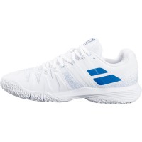 Baskets Femme Babolat Sensa Blanc Bleu