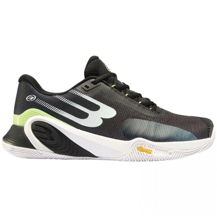 Bullpadel Paquito Navarro Hack Vibram 24I Black Green Sneakers  Offer + Cheap