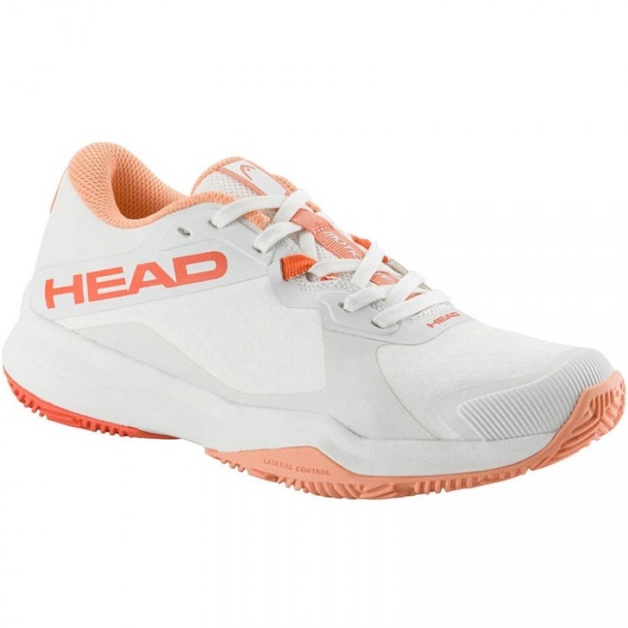 Tênis Head Motion Team Padel White Coral para Mulheres  Oferta + Barato