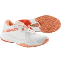 Tênis Head Motion Team Padel White Coral para Mulheres  Oferta + Barato