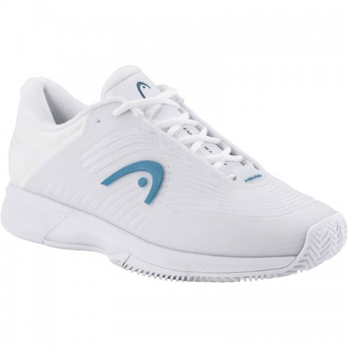 Head Revolt Pro 4.5 Clay White Blue Women''s Sneakers
