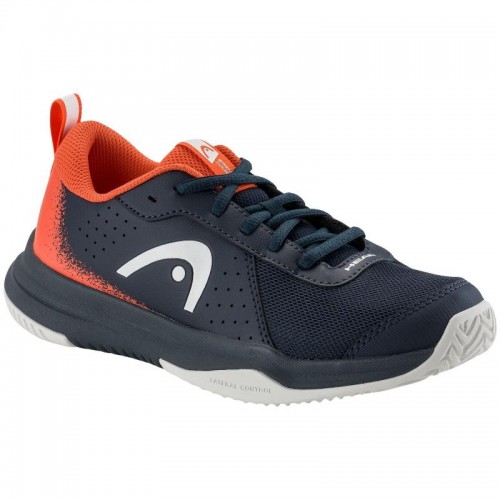 Head Sprint Court 4.0 Dark Blue Red Junior Sneakers