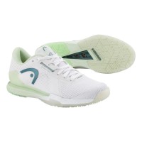 Head Sprint Pro 4.0 White Green Women''s Sneakers  Offer + Cheap
