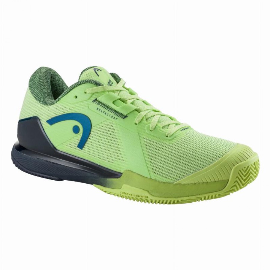 Head Sprint Pro 4.0 Clay Lime Navy Blue Sneakers  Offer + Cheap