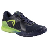 Zapatillas Head Sprint Pro 4.0 Padel Azul Marino Lima  Oferta + Barato