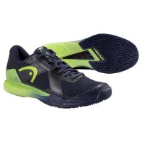 Zapatillas Head Sprint Pro 4.0 Padel Azul Marino Lima  Oferta + Barato