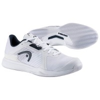 Chaussures Head Sprint Team 3.5 Clay White Blueberry  Offre - Pas cher