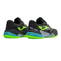 Zapatillas Joma Roland 2601 Negro Amarillo Fluor