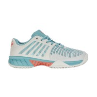 Tênis Feminino Kswiss Express Light 3 HB Branco Turquesa  Oferta + Barato
