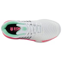 Tênis Kswiss Express Light 3 HB Clay Branco Menta Rosa Feminino