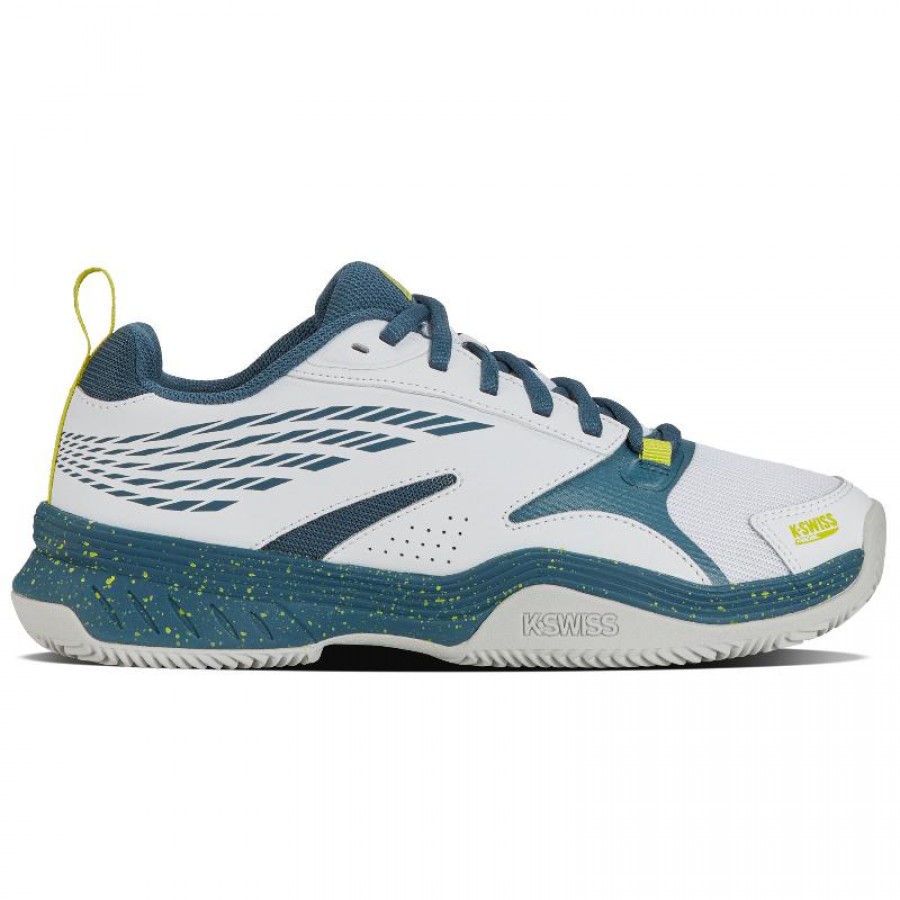 Tênis Kswiss Speedex Padel Branco Indiano Teal  Oferta + Barato