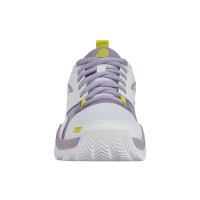 Sapatos femininos Kswiss Speedex Padel branco roxo  Oferta + Barato