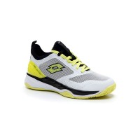 Zapatillas Lotto Mirage 200 Blanco Amarillo Neon Negro Mujer  Oferta + Barato