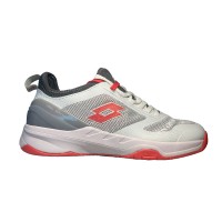 Sneakers Lotto Mirage 200 White Red Poppy Grey  Offer + Cheap