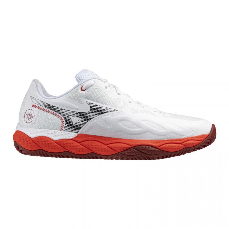 Zapatillas Mizuno Wave Enforcer Court Clay Blanco Rojo