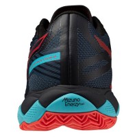 Mizuno Wave Enforce Tour 2 Padel Black Blue Red Sneakers  Offer + Cheap