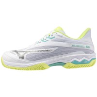 Mizuno Wave Exceed Light 2 Clay White Black Lime Women''s Sneakers  Offer + Cheap