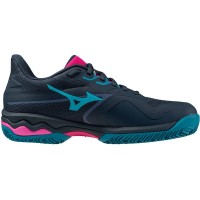 Zapatillas Mizuno Wave Exceed Light 2 Padel Azul Marino Fucsia Mujer  Oferta + Barato