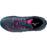 Zapatillas Mizuno Wave Exceed Light 2 Padel Azul Marino Fucsia Mujer  Oferta + Barato