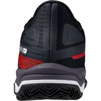 Mizuno Wave Exceed Light 2 Padel Black White Red Sneakers  Offer + Cheap