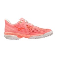 Zapatillas Mizuno Wave Exceed Tour 5 CC Coral Mujer  Oferta + Barato