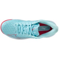 Tênis Mizuno Wave Exceed Tour 5 CC Turquesa Mulheres Brancas  Oferta + Barato