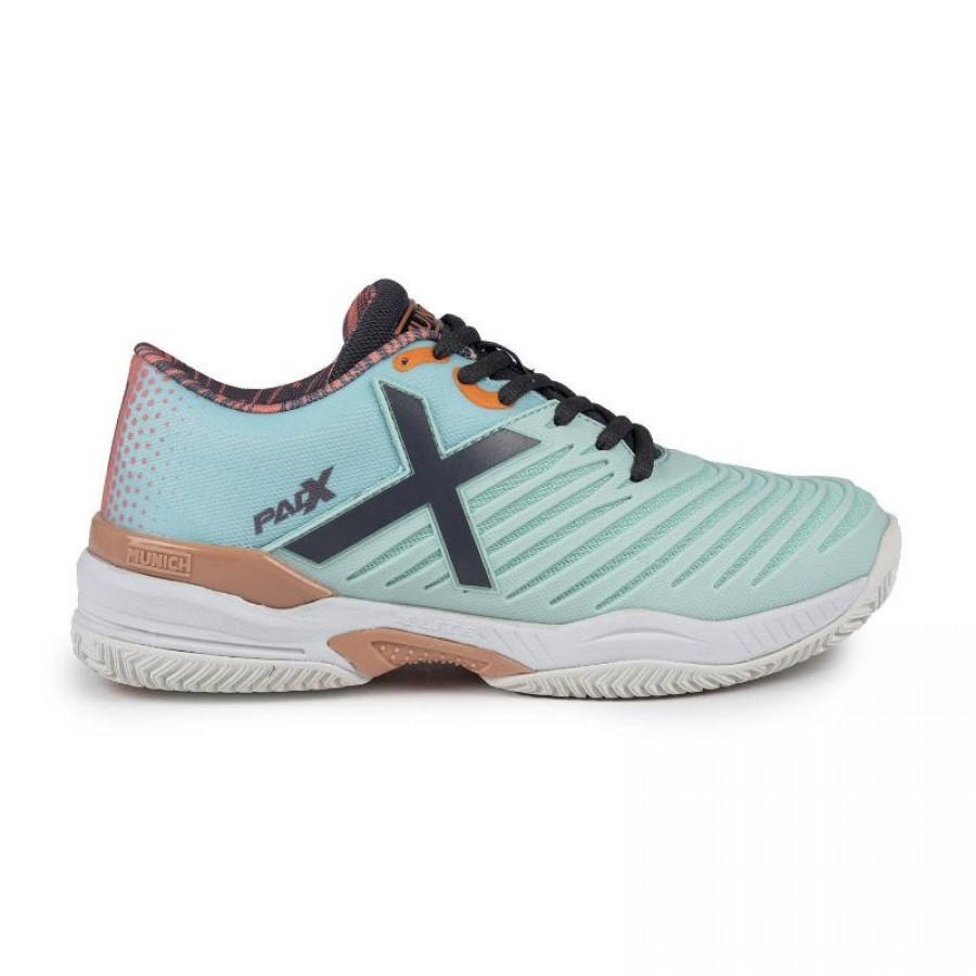 Baskets Femme Munich Padx 47 Padel Bleu Turquoise  Offre - Pas cher