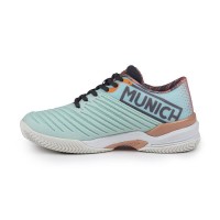 Baskets Femme Munich Padx 47 Padel Bleu Turquoise  Offre - Pas cher