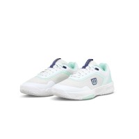 Wilson Courtglide White Aquamarine Women''s Sneakers