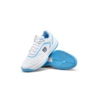 Zapatillas Wilson Courtglide Padel Blanco Azul Mujer