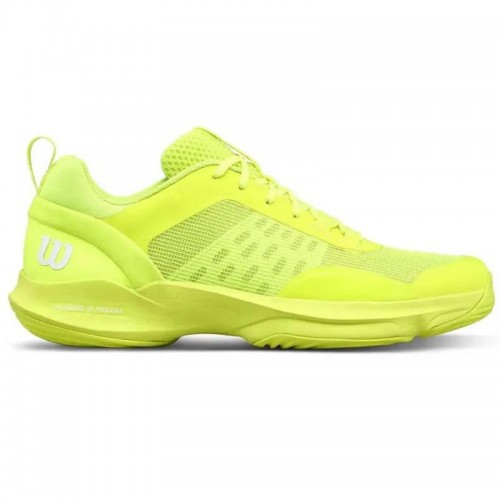 Wilson Hurakn Pro V2 Fluorescent Yellow White Women''s Sneakers