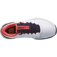 Wilson Intrigue Tour Clay White Navy Blue Women''s Sneakers  Offer + Cheap