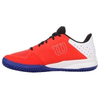Wilson Kaos Stroke 2.0 White Orange Blue Shoes PADELPOINT Wilson Kaos Stroke 2.0 White Orange Blue Shoes