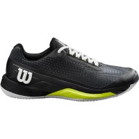 Wilson Rush Pro 4.0 Clay Shoes Black White Yellow  Offer + Cheap