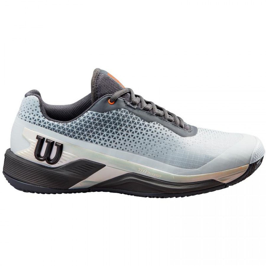 Wilson Rush Pro 4.0 Shift Clay Shoes Ivory Blue Orange  Offer + Cheap