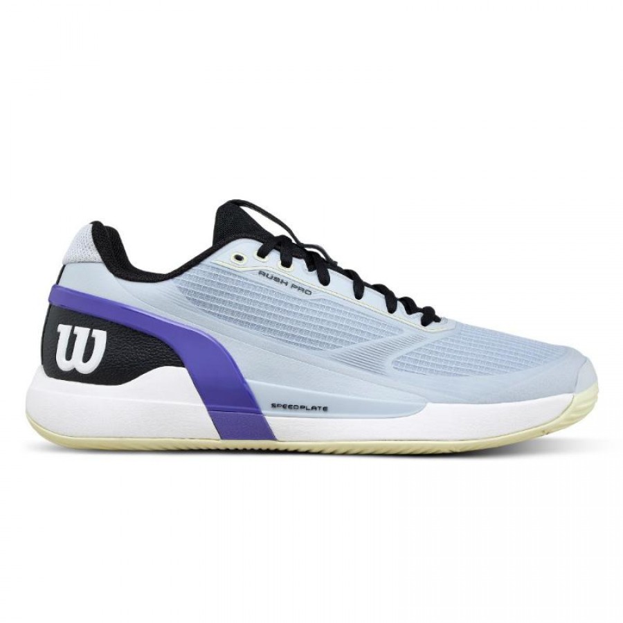 Wilson Rush Pro 5 Padel Gray Purple Sneakers