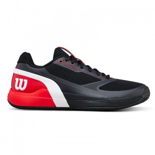 Baskets Wilson Rush Pro 5 Padel Noir Rouge