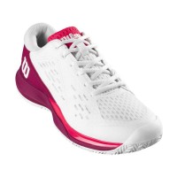 Wilson Rush Pro Ace White Bordeaux Junior Sneakers PADELPOINT Wilson Rush Pro Ace White Bordeaux Junior Sneakers