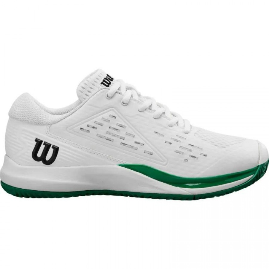 Sneakers Junior bianco verde Wilson Rush Pro Ace