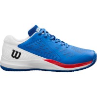 Wilson Rush Pro Ace Clay Blue White Red Sneakers  Offer + Cheap