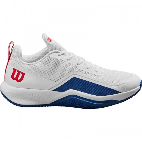 Wilson Rush Pro Lite White Blue Red Sneakers
